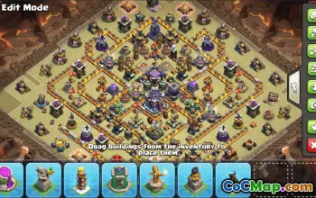 CoC Town Hall 15 Base Layouts & Map - War, Trophy, Home Village #31773