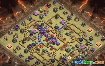 CoC Town Hall 15 Base Layouts & Map | War, Trophy & Home Village #32109