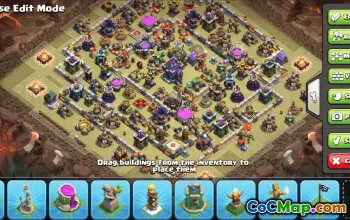 CoC Town Hall 15 Base Layouts & Map | War, Trophy, Home Village #32391