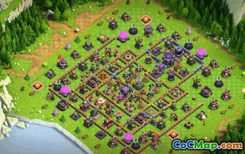 CoC Town Hall 15 Base Layouts & Map | War, Trophy, Home Village #32711