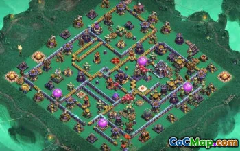 CoC Town Hall 15 Base Layouts & Map | War, Trophy, Home Village #32982
