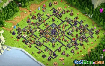 CoC Town Hall 15 Base Layouts & Map | War, Trophy, Home Village #33860