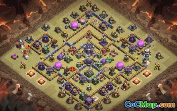 CoC Town Hall 15 Base Layouts & Map with Links | Trophy & War Bases #32768