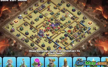 CoC Town Hall 15 Base Layouts & Maps | Copy & Download #28886