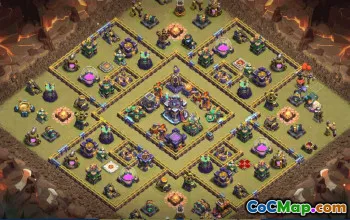 CoC Town Hall 15 Base Layouts & Maps | Copy & Download #30901