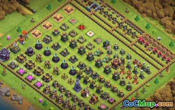 CoC Town Hall 15 Base Layouts & Maps | Copy & Progress #27147