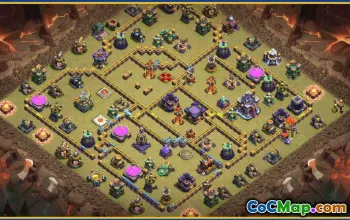 CoC Town Hall 15 Base Layouts & Maps | Copy & Save #30029