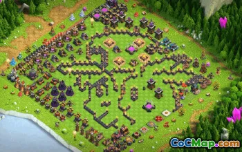 CoC Town Hall 15 Base Layouts & Maps | Copy & Share #32526