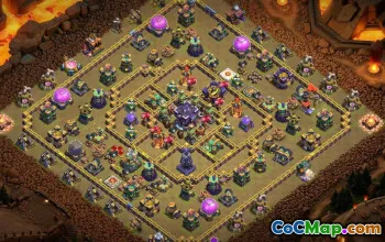CoC Town Hall 15 Base Layouts & Maps | Farming, Trophy & Home Village #27365