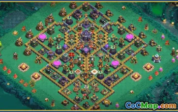 CoC Town Hall 15 Base Layouts & Maps | Farming, War & Trophy Bases #29092