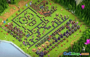 CoC Town Hall 15 Base Layouts & Maps | Funny & Progress Designs #33276