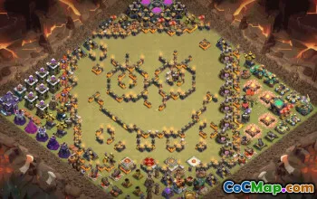 CoC Town Hall 15 Base Layouts & Maps | Funny & Progress Designs #33925