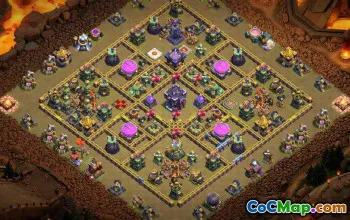 CoC Town Hall 15 Base Layouts & Maps | Home, Farm, Trophy Bases #27410