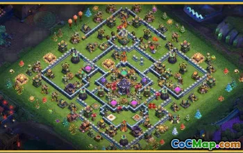 CoC Town Hall 15 Base Layouts & Maps | Home, Farming, Trophy #27835