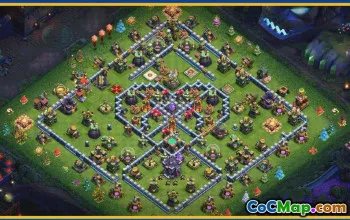 CoC Town Hall 15 Base Layouts & Maps | Home, Farming, Trophy #27973