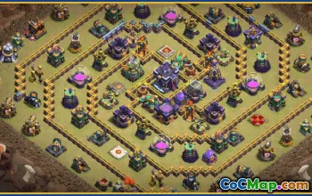 CoC Town Hall 15 Base Layouts & Maps | Home, Farming, Trophy #29059
