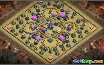 CoC Town Hall 15 Base Layouts & Maps | Home, Farming, Trophy #29109