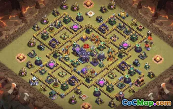 CoC Town Hall 15 Base Layouts & Maps | Home, Farming & Trophy Bases #28577