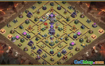 CoC Town Hall 15 Base Layouts & Maps | Home, Farming, Trophy Bases #28758