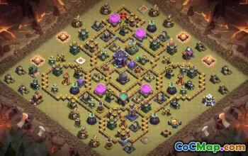 CoC Town Hall 15 Base Layouts & Maps | Home, Farming, Trophy & Hybrid #27165
