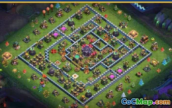 CoC Town Hall 15 Base Layouts & Maps | Home, Trophy, Farming #27608