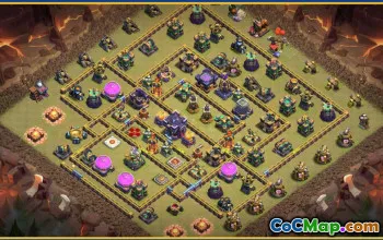 CoC Town Hall 15 Base Layouts & Maps | Home, Trophy, Farming #27765