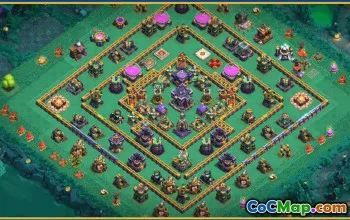 CoC Town Hall 15 Base Layouts & Maps | Home, Trophy, Farming #29086