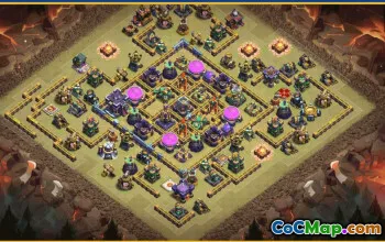 CoC Town Hall 15 Base Layouts & Maps | Home, Trophy, Farming #29117