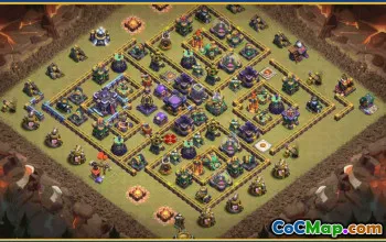 CoC Town Hall 15 Base Layouts & Maps | Home, Trophy, Farming #29286