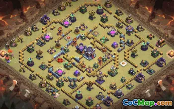 CoC Town Hall 15 Base Layouts & Maps | Home, Trophy, War #31186
