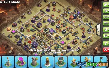 CoC Town Hall 15 Base Layouts & Maps | Home, Trophy, War #32385