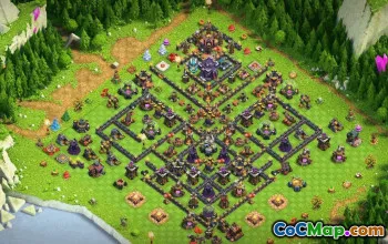 CoC Town Hall 15 Base Layouts & Maps - Home, Trophy, War #32973
