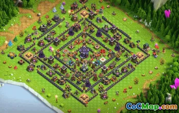 CoC Town Hall 15 Base Layouts & Maps | Home, Trophy, War #33019
