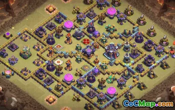 CoC Town Hall 15 Base Layouts & Maps | Home, Trophy, War #33632