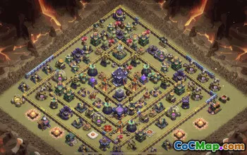 CoC Town Hall 15 Base Layouts & Maps | Home, Trophy & War Bases #31013