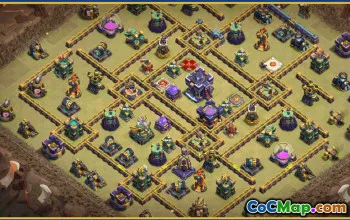 CoC Town Hall 15 Base Layouts & Maps | Home Village, War, Trophy #28522