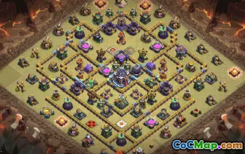 CoC Town Hall 15 Base Layouts & Maps | Home Village, War & Trophy Bases #31191