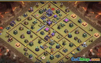 CoC Town Hall 15 Base Layouts & Maps | Home, War, Trophy #28608