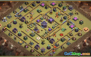 CoC Town Hall 15 Base Layouts & Maps | Home, War, Trophy #29021