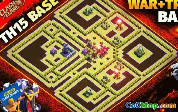 CoC Town Hall 15 Base Layouts & Maps | Home, War, Trophy #31183