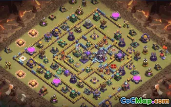 CoC Town Hall 15 Base Layouts & Maps | Home, War, Trophy #32220