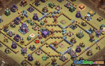 CoC Town Hall 15 Base Layouts & Maps | Home, War, Trophy #32300
