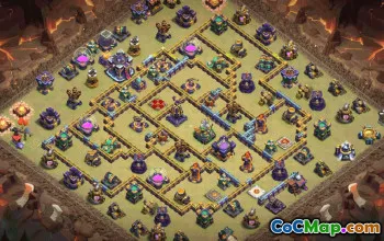 CoC Town Hall 15 Base Layouts & Maps | Home, War, Trophy #32417