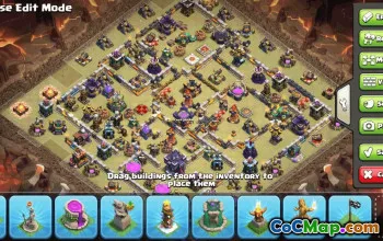 CoC Town Hall 15 Base Layouts & Maps | Home, War, Trophy #32482
