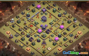 CoC Town Hall 15 Base Layouts & Maps | Home, War & Trophy Bases #28433