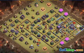 CoC Town Hall 15 Base Layouts & Maps | Home, War, Trophy Bases #31109