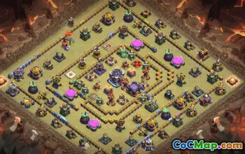 CoC Town Hall 15 Base Layouts & Maps | Home, War & Trophy Bases #31503