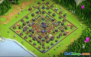 CoC Town Hall 15 Base Layouts & Maps | Home, War, Trophy Bases #31810