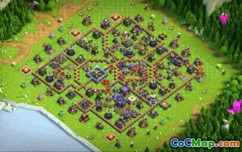 CoC Town Hall 15 Base Layouts & Maps | Home, War & Trophy Bases #31811