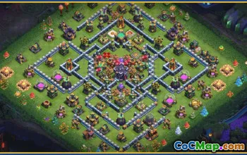 CoC Town Hall 15 Base Layouts & Maps | Home, War, Trophy, Link #28871